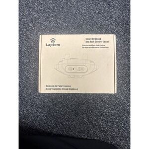 Smart No Shock Dog Bark Control Collar For‎ Humane Training Sz Medium Laptom NEW